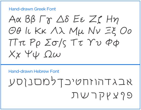 hebrew fonts free mac